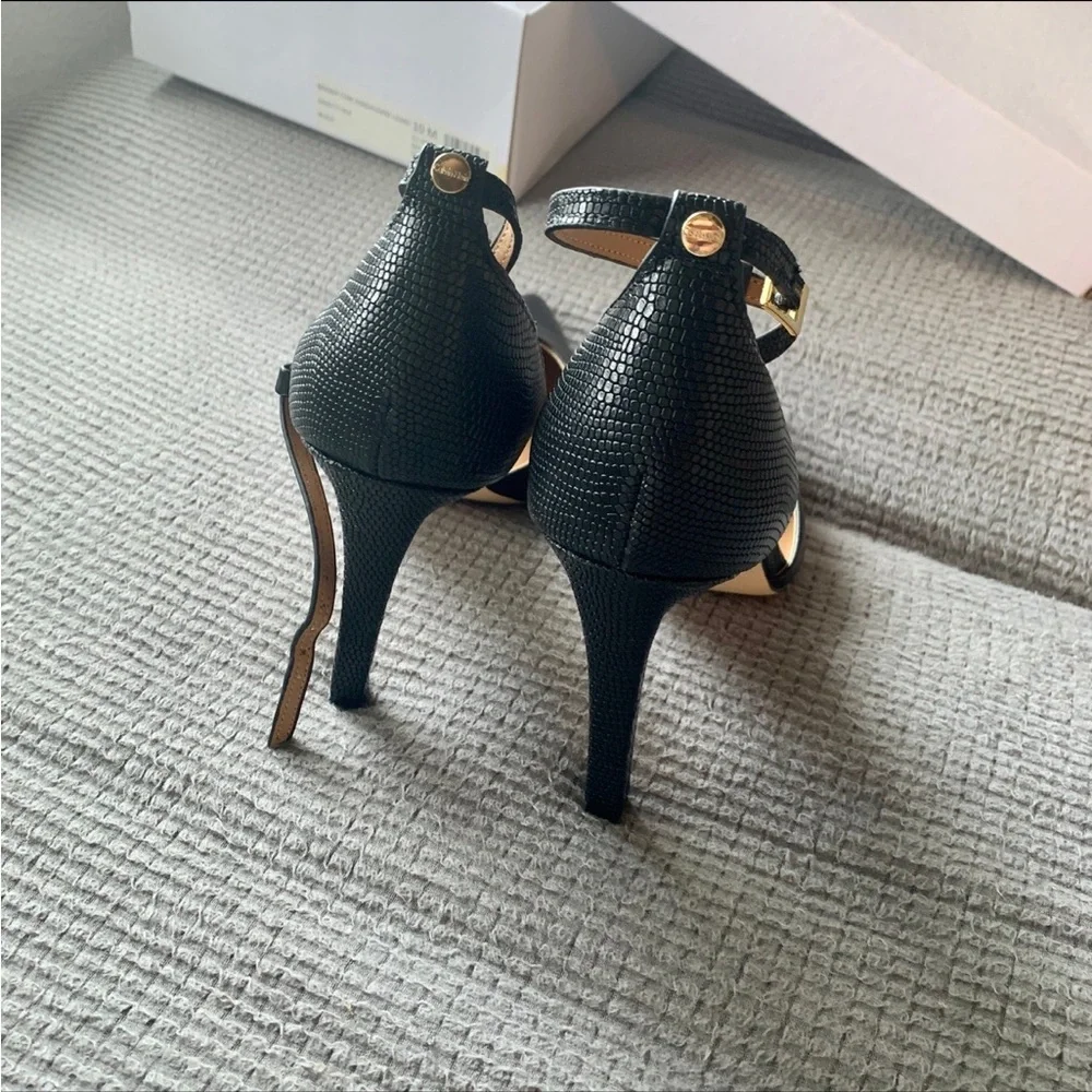 Calvin Klein Brandy T-Strap Leather Stiletto - Picture 5 of 10